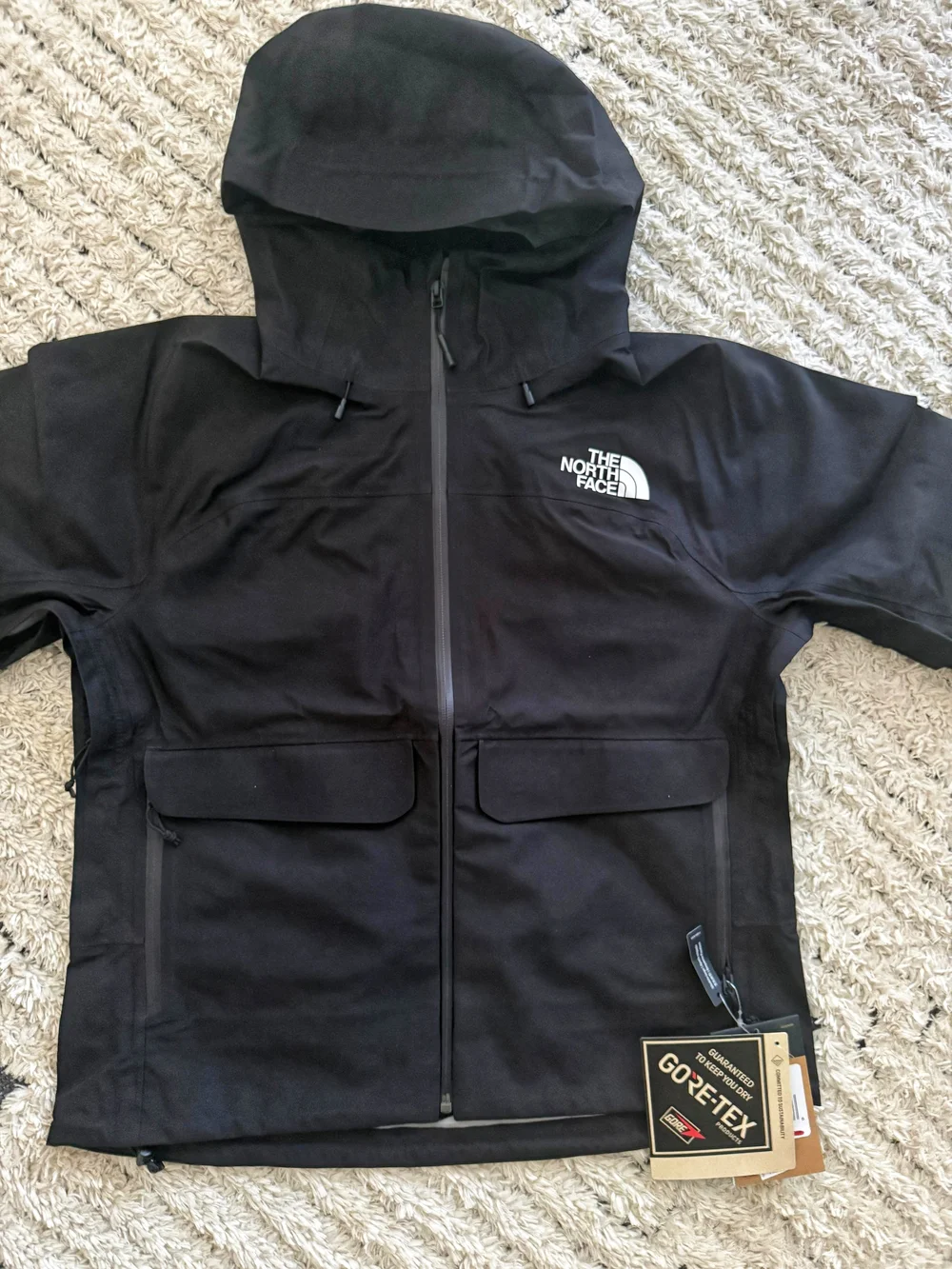 The North Face Black Waterproof Hooded Shell Jacket